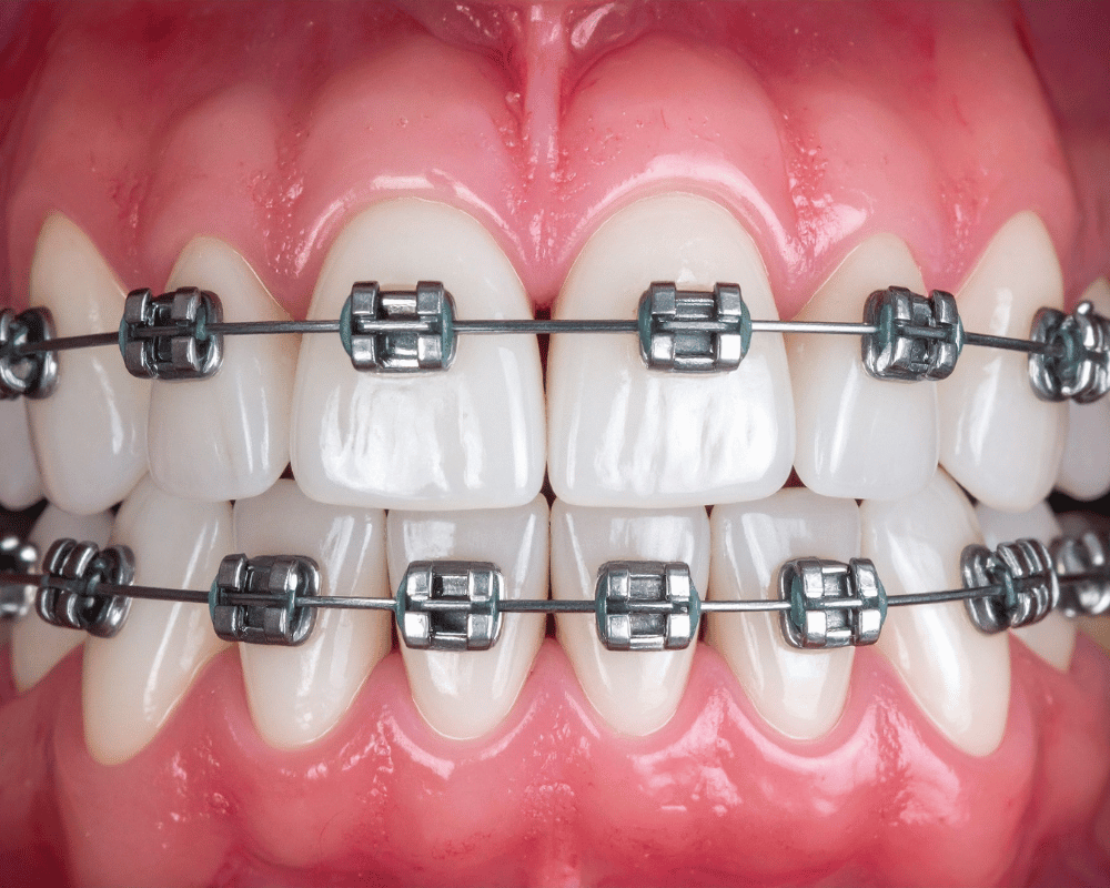 Traditional metal and ceramic braces treatment in Bangalore at PRALASH