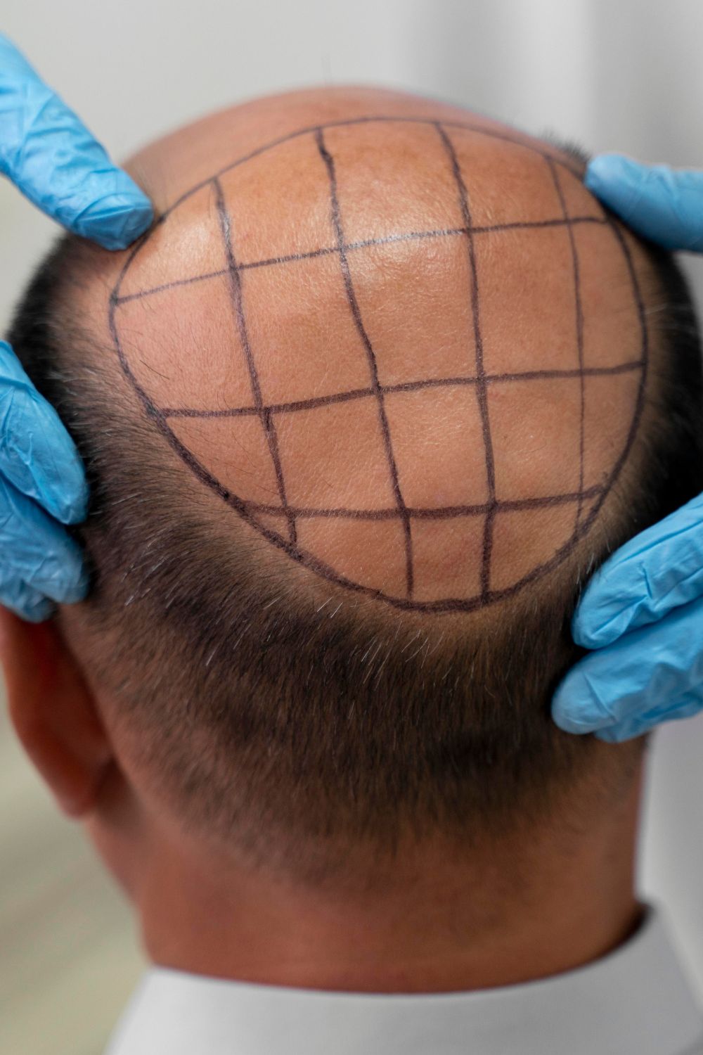 Hair transplant treatment at PRALASH Clinic showing significant hair restoration and improved hair density.